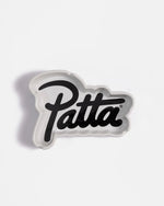 Patta Script Logo Shaped Ashtray (White/Black) - Patta