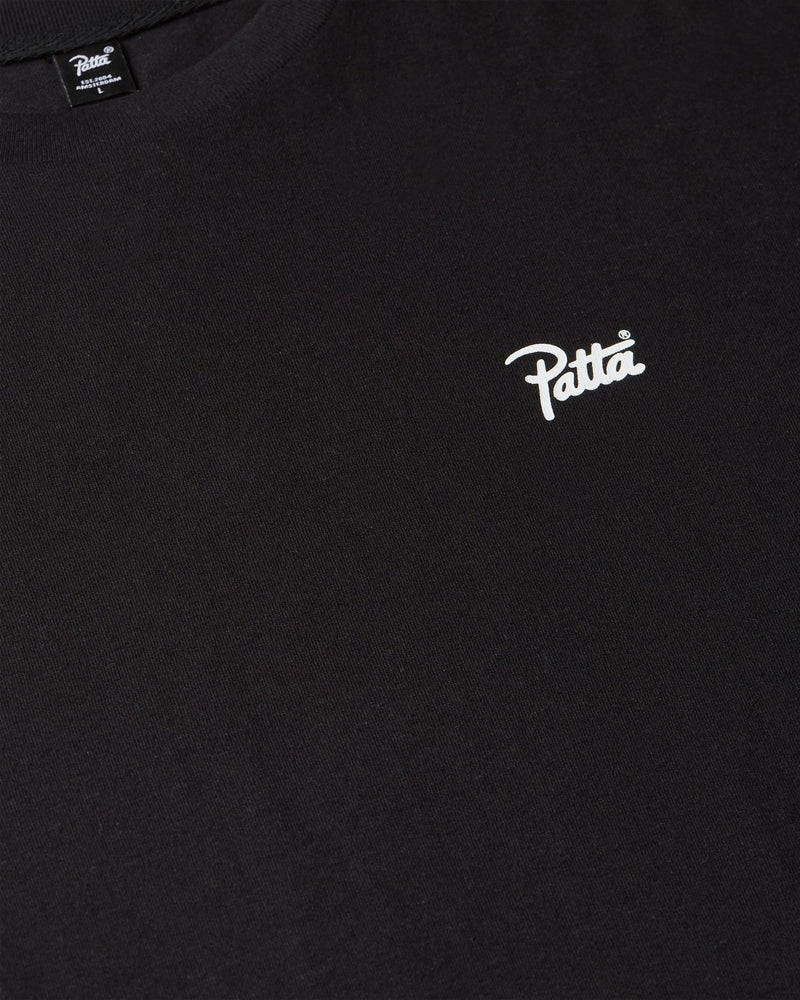 Patta Script Logo T-Shirt (Black) - Patta