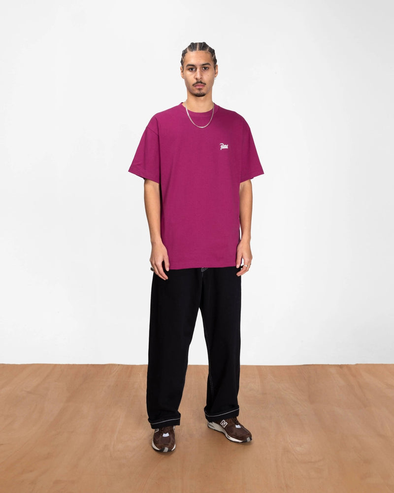 Patta Script Logo T-Shirt (Boysenberry) - Patta