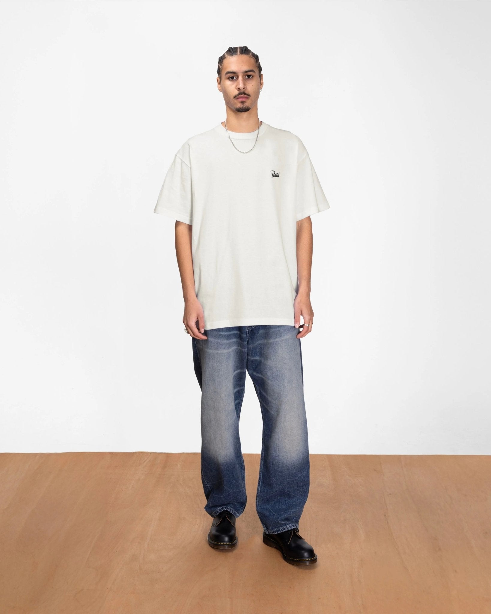 Patta Script Logo T-Shirt (White) - Patta