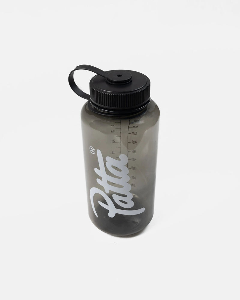Patta Script Logo Water Bottle (Black) - Patta