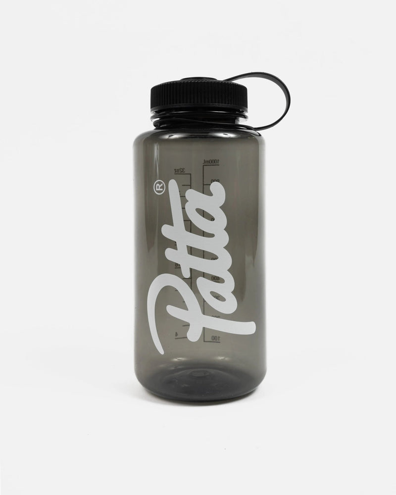 Patta Script Logo Water Bottle (Black) - Patta