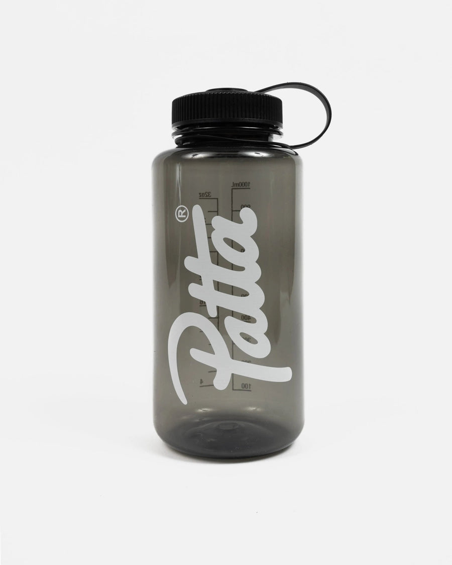 Patta Script Logo Water Bottle (Black) - Patta