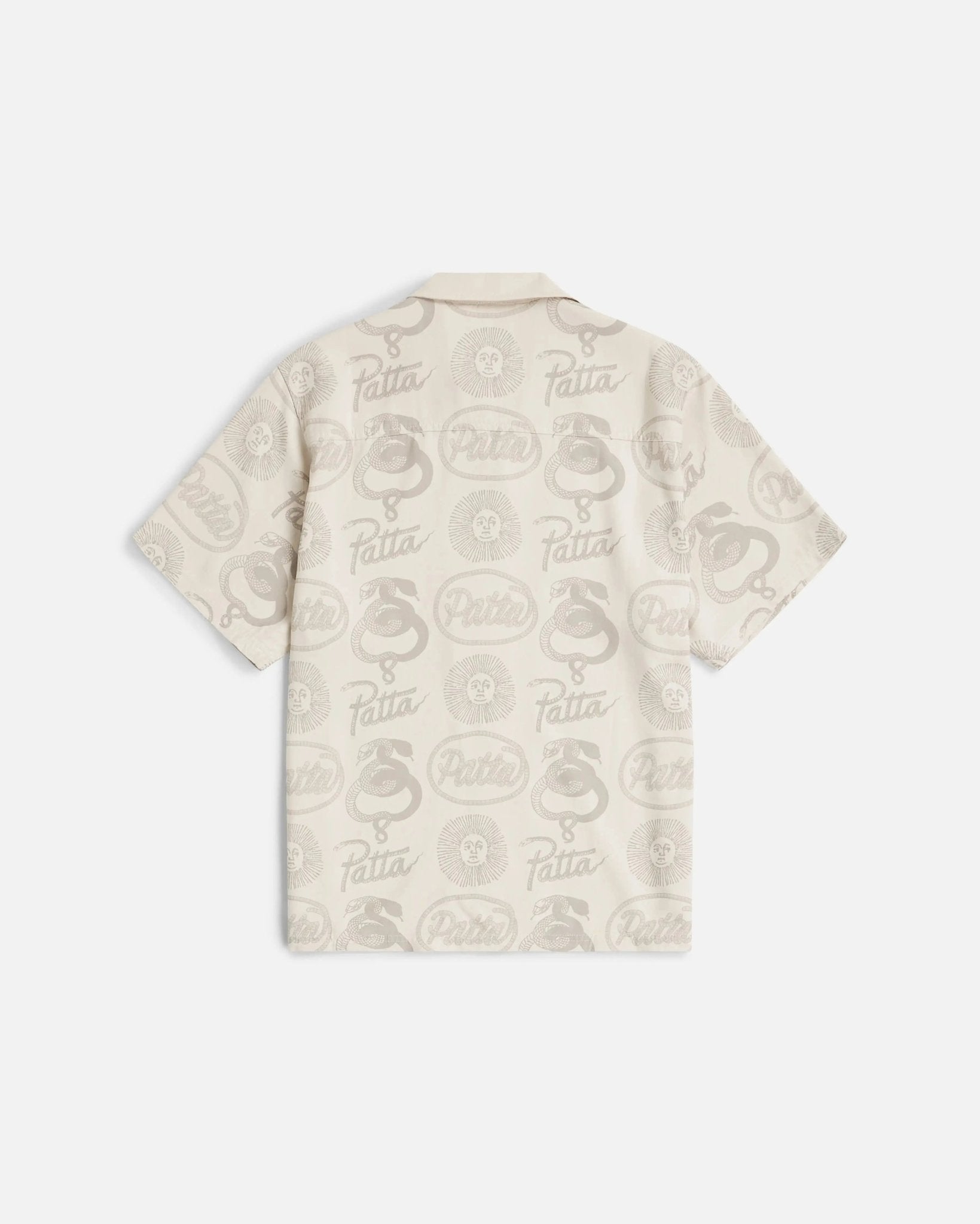 Patta Serpentes Summer Shirt (Pumic Stone) - Patta