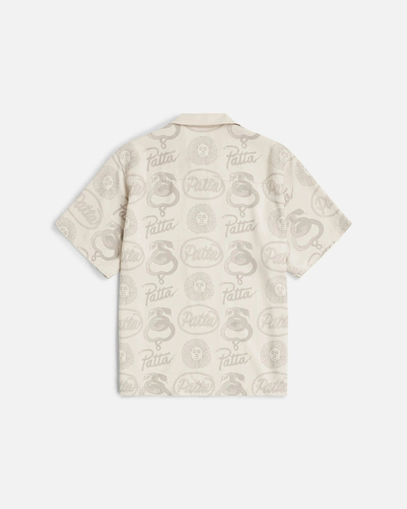 Patta Serpentes Summer Shirt (Pumic Stone) - Patta