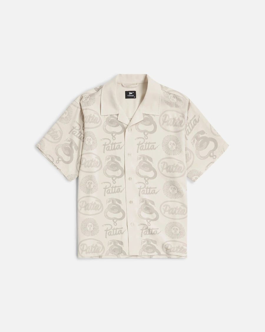 Patta Serpentes Summer Shirt (Pumic Stone) - Patta