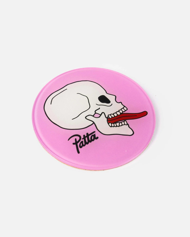 Patta Skull Coaster 4 - Pack (Pink/White) - Patta