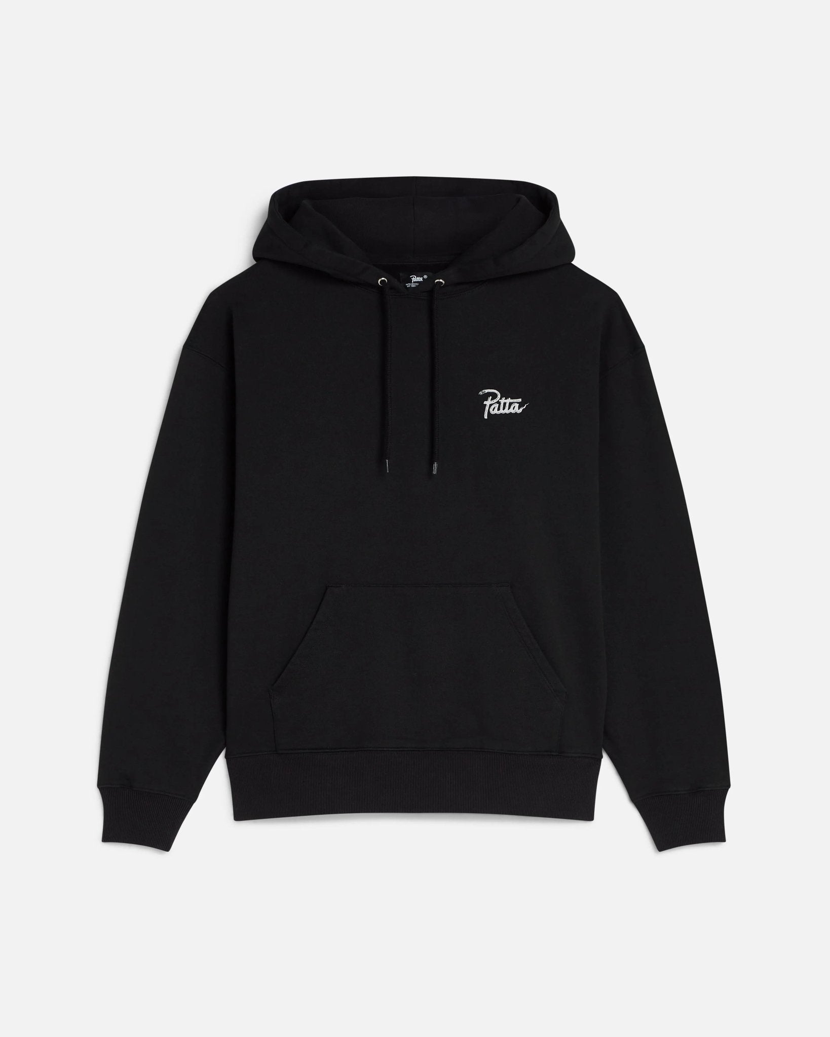 Patta Snake Heart Boxy Hooded Sweater (Black) - Patta