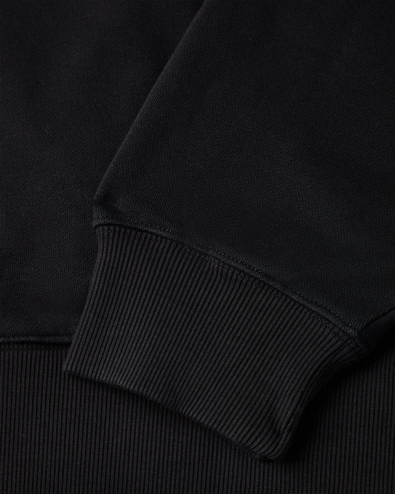 Patta Snake Heart Boxy Hooded Sweater (Black) - Patta