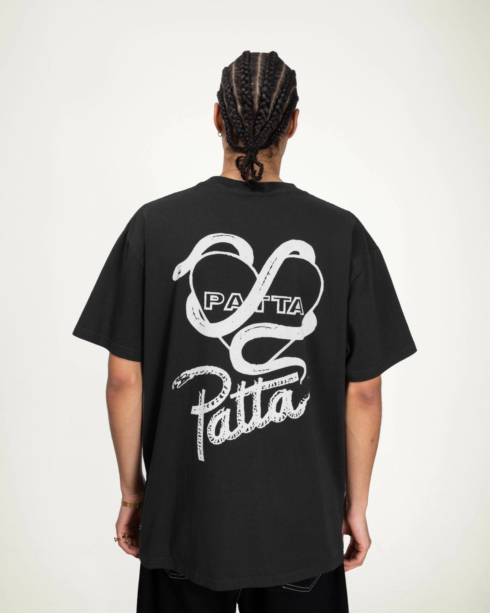 Patta Snake Heart T-Shirt (Moonless Night) - Patta