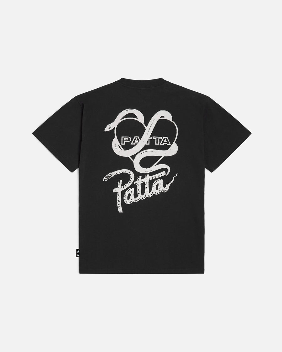 Patta Snake Heart T-Shirt (Moonless Night) - Patta