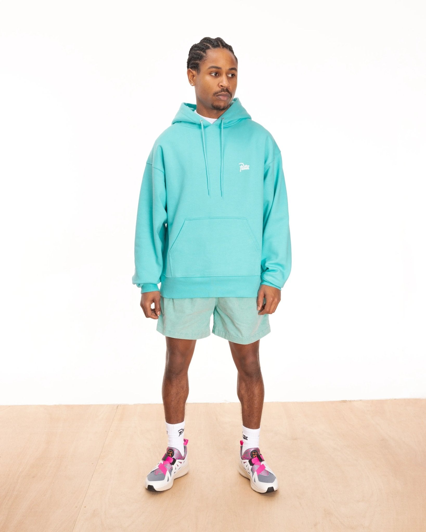 Patta Some Like It Hot Boxy Hooded Sweater (Blue Radiance) - Patta