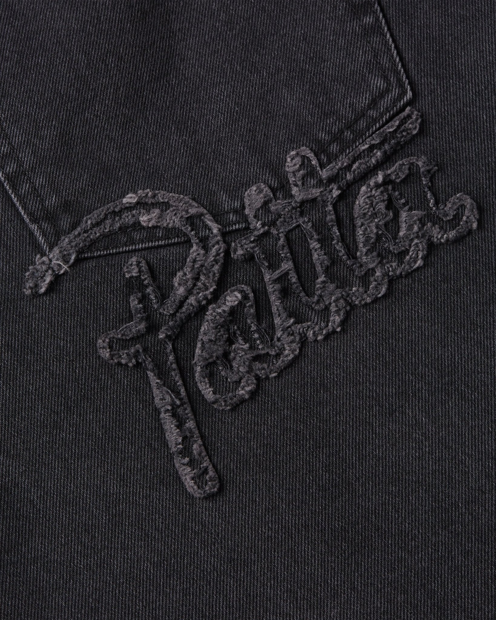 Patta Stonewash Baggy Denim Pants (Black) - Patta