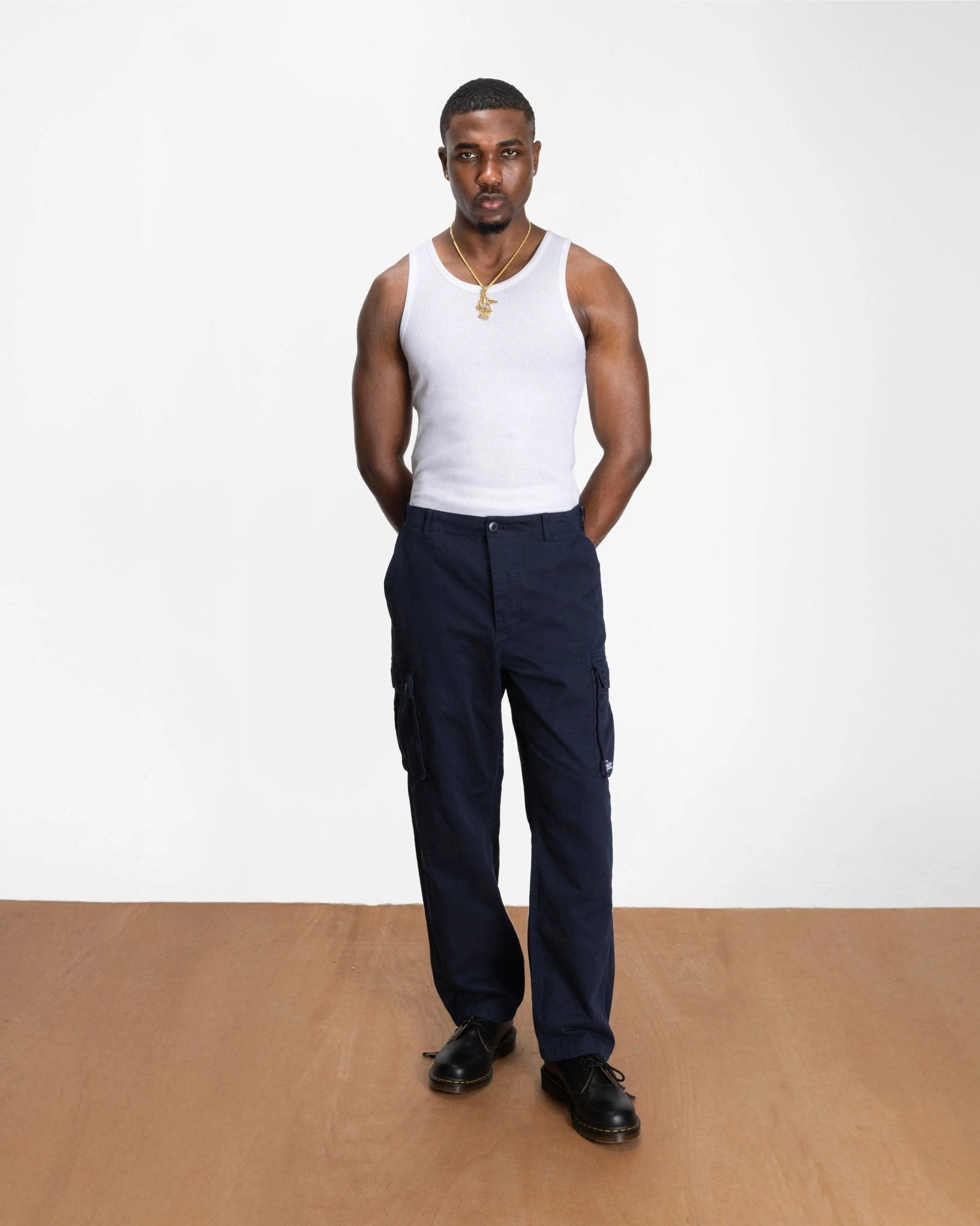 Patta Straight Cargo Pants (Parisian Night ) - Patta