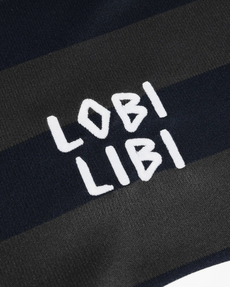 Patta Striped Longsleeve Football Jersey (Forged Iron) - Patta