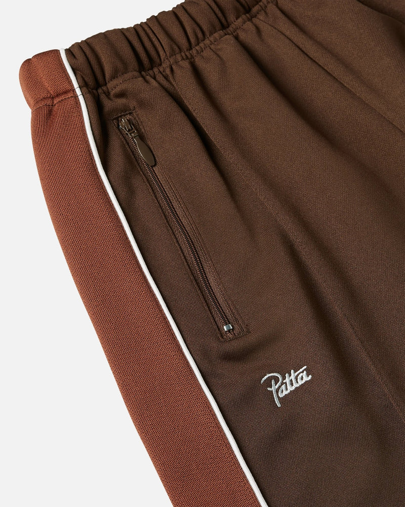 Patta Tricot Straight Track Pants (Chestnut) - Patta