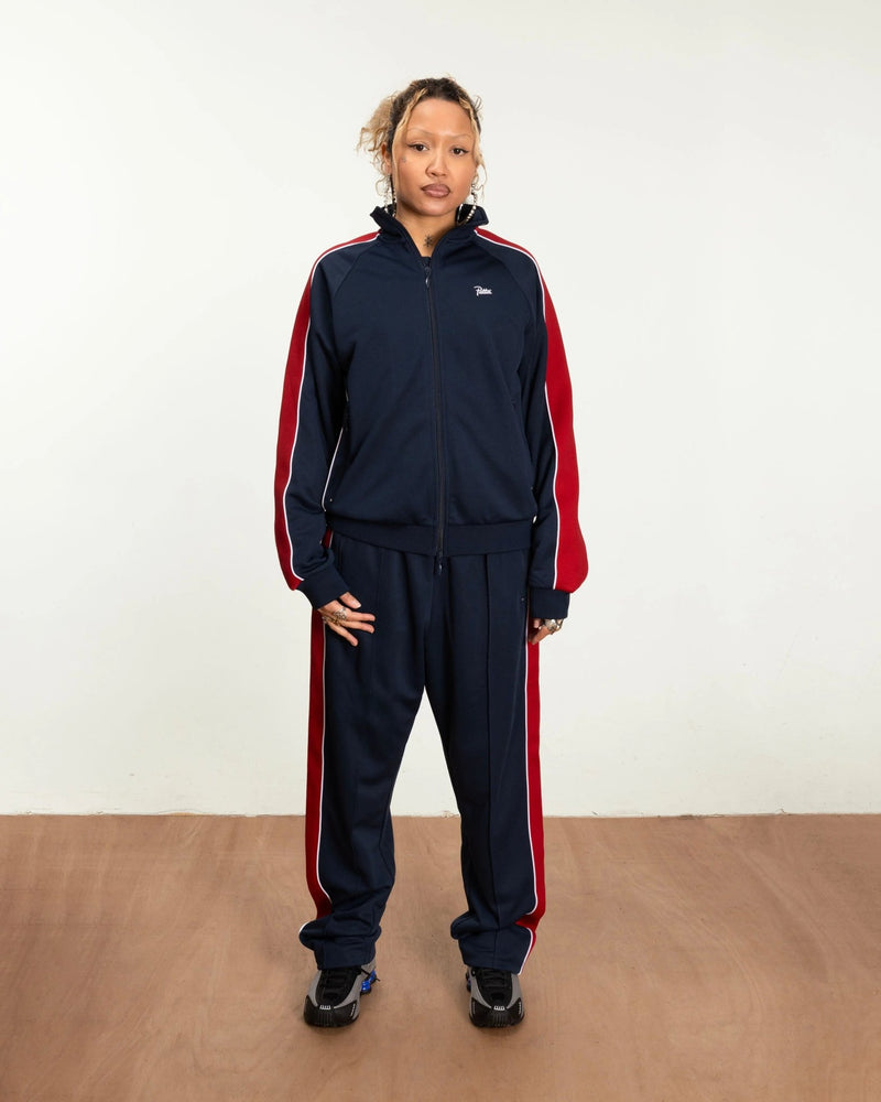 Patta Tricot Track Jacket (Black Iris) - Patta
