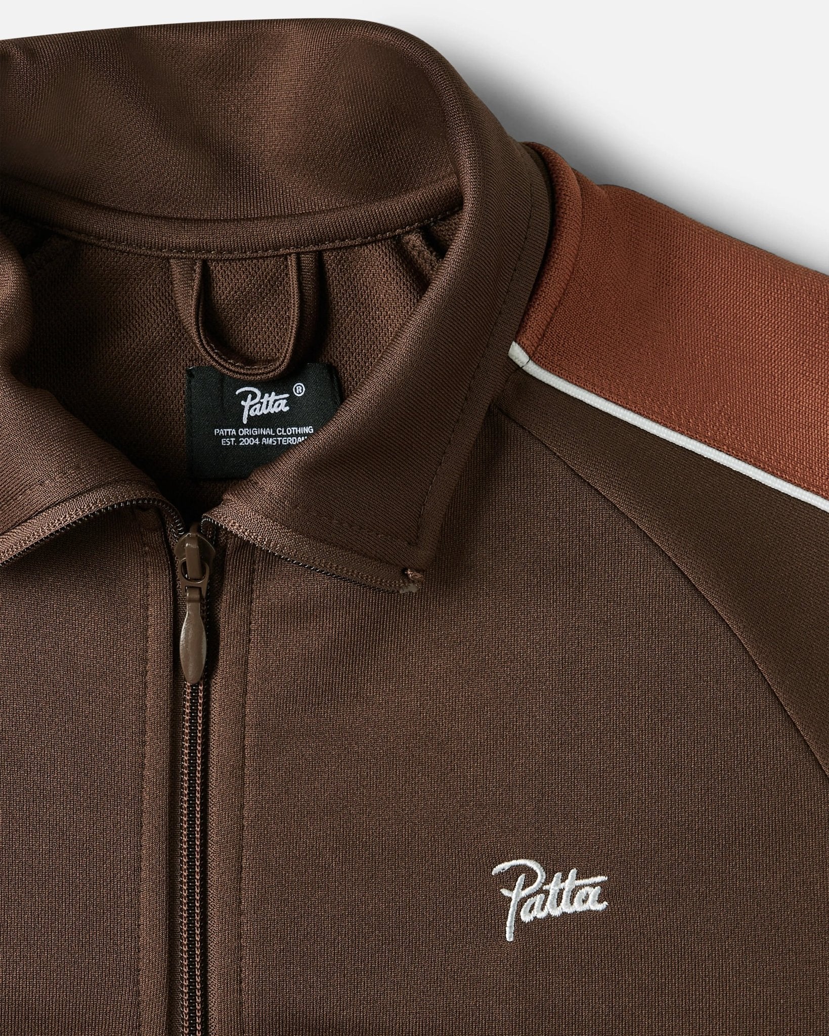 Patta Tricot Track Jacket (Chestnut) - Patta