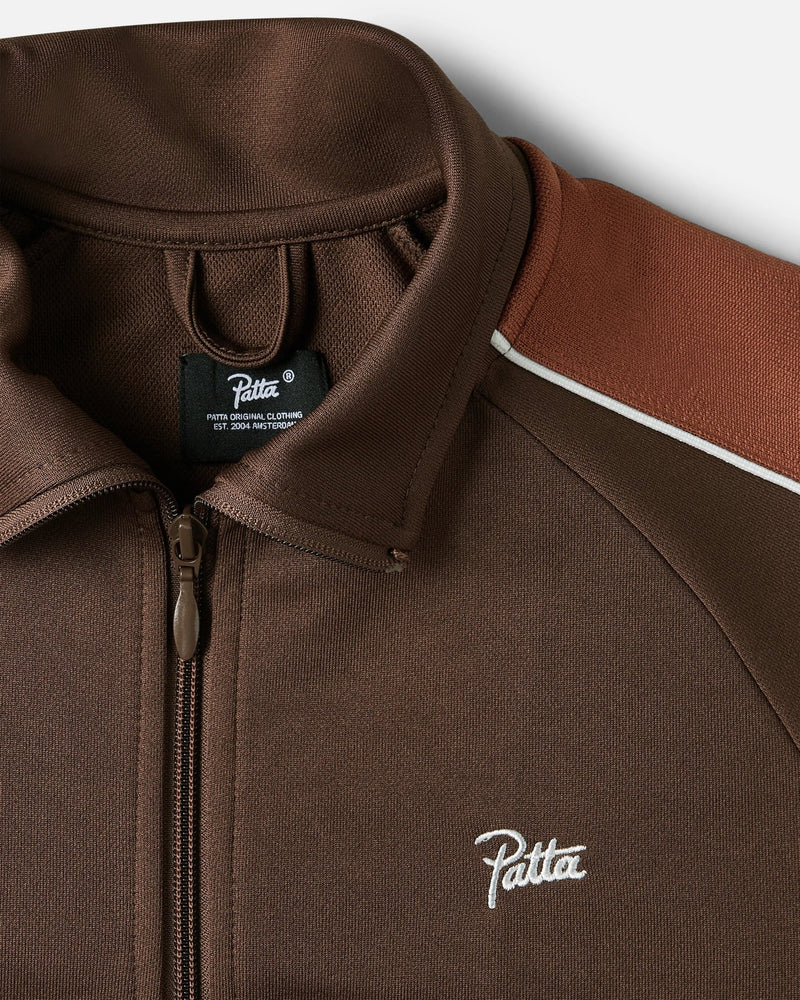 Patta Tricot Track Jacket (Chestnut) - Patta