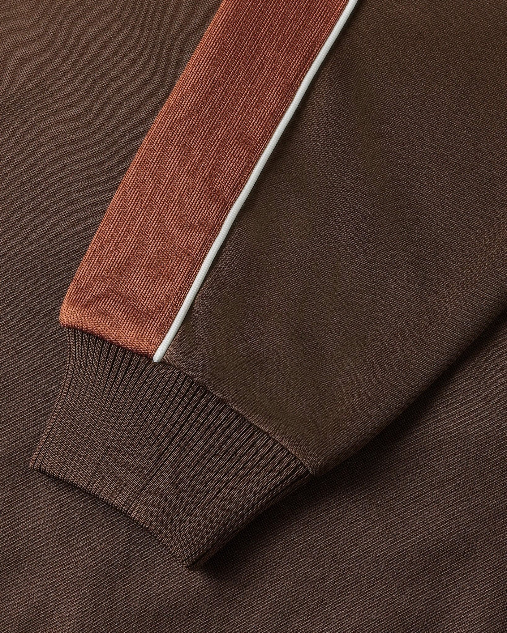 Patta Tricot Track Jacket (Chestnut) - Patta