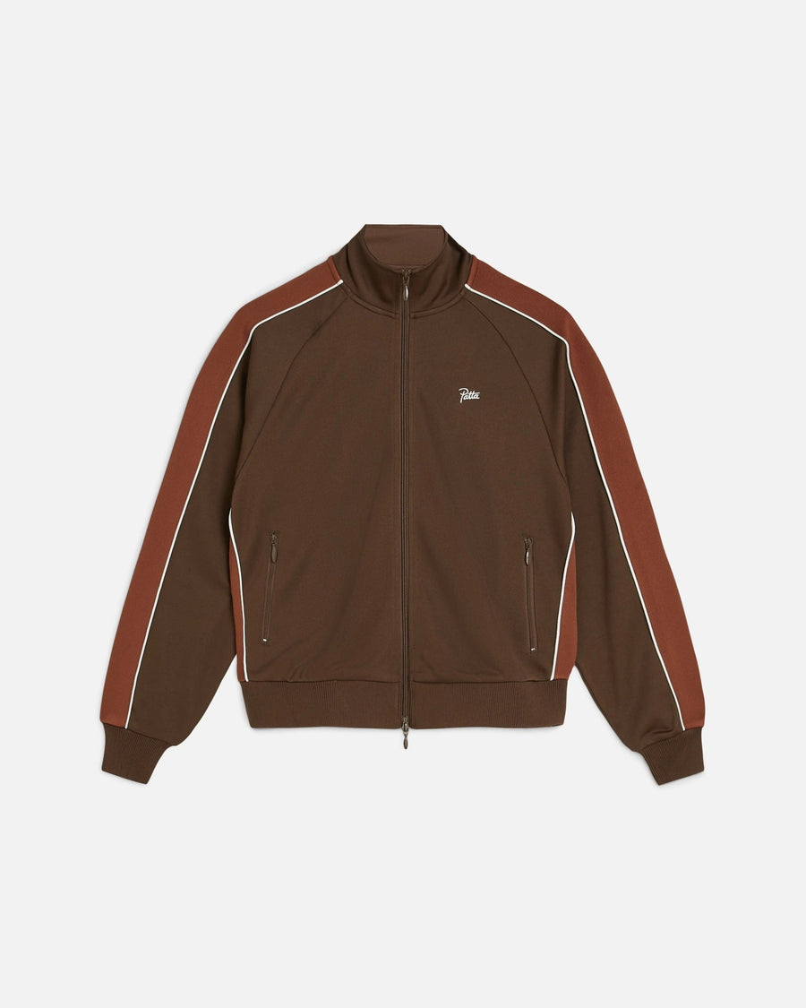 Patta Tricot Track Jacket (Chestnut) - Patta