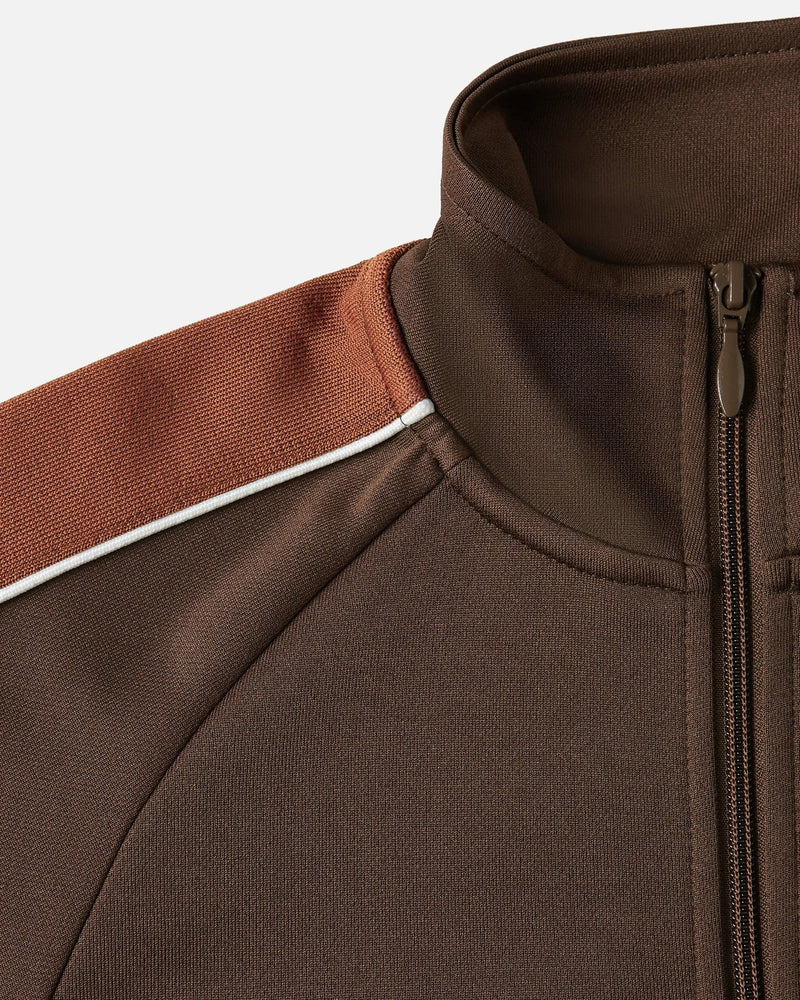 Patta Tricot Track Jacket (Chestnut) - Patta