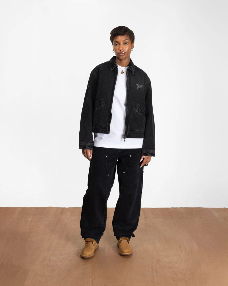 Patta Washed Canvas Jacket (Black) - Patta