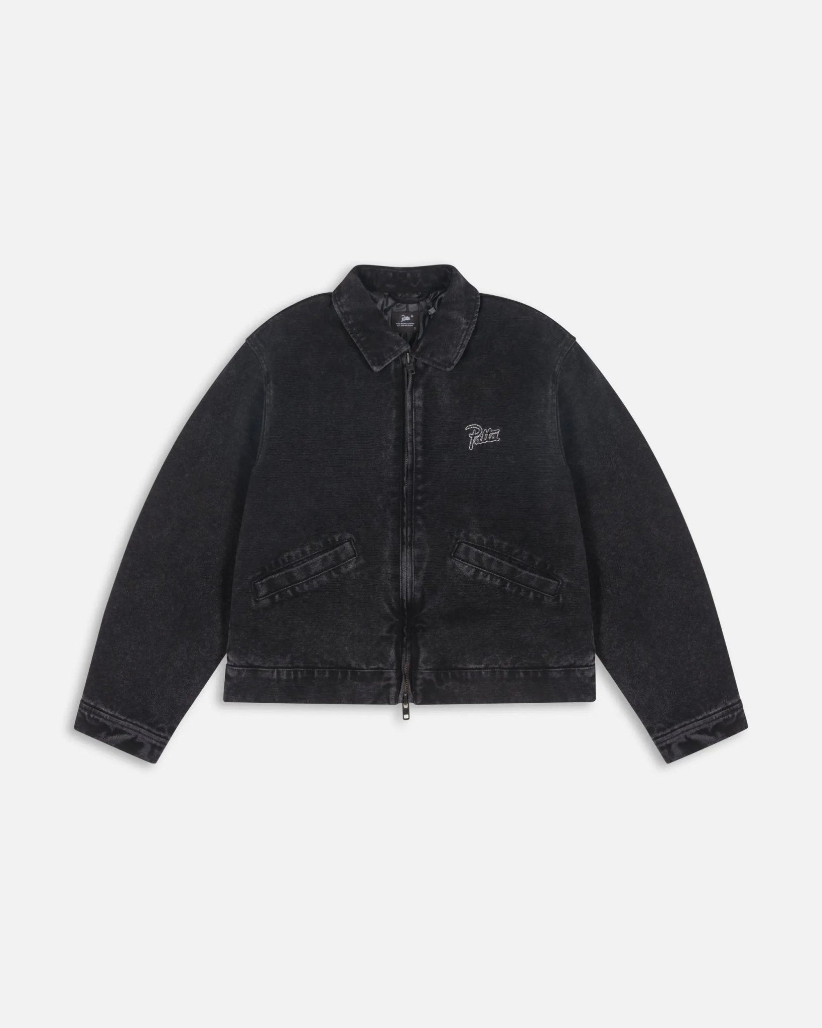 Patta Washed Canvas Jacket (Black) - Patta