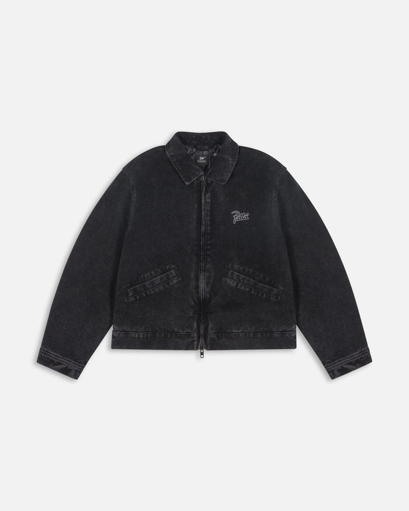 Patta Washed Canvas Jacket (Black) - Patta