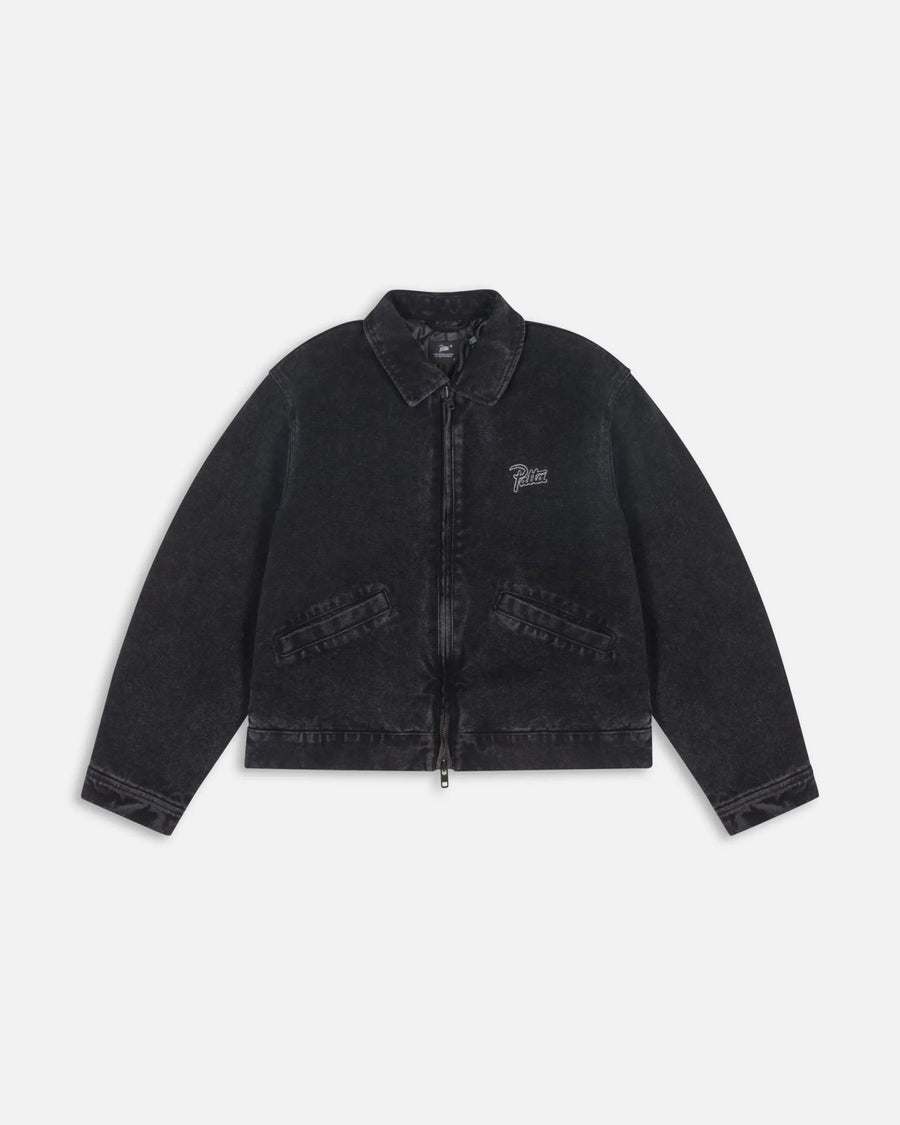 Patta Washed Canvas Jacket (Black) - Patta