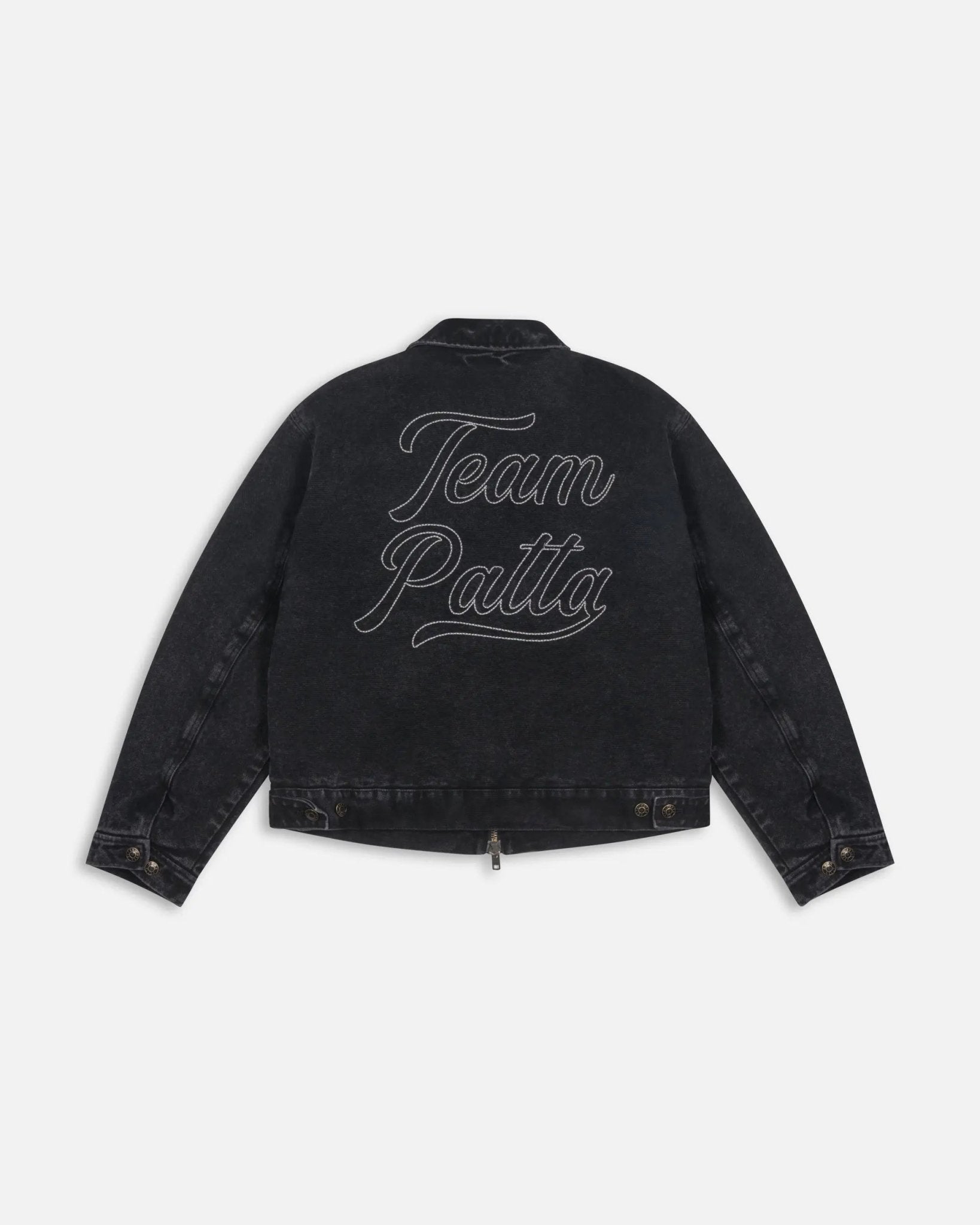 Patta Washed Canvas Jacket (Black) - Patta