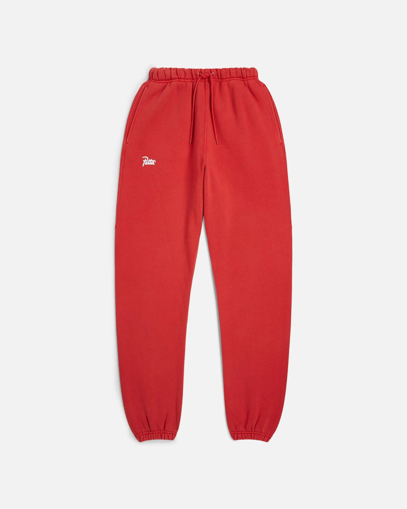 Patta Washed Classic Jogging Pants (Haute Red) - Patta
