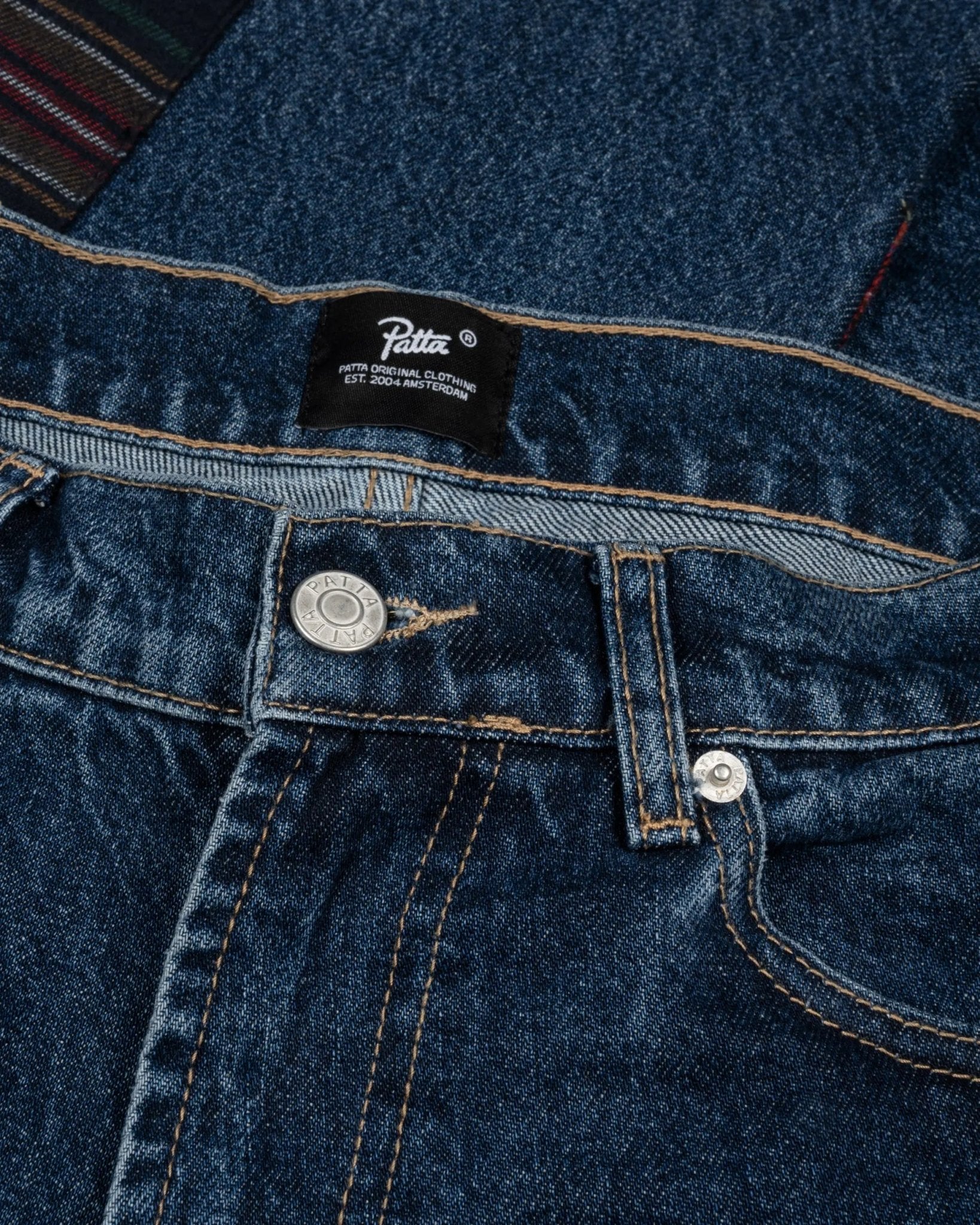 Patta Whole Lotta Labels Denim Pants (Blue Denim) - Patta