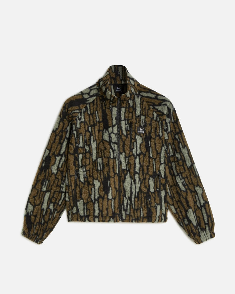 Patta Woodie Fleece Jacket (Slate Black) - Patta