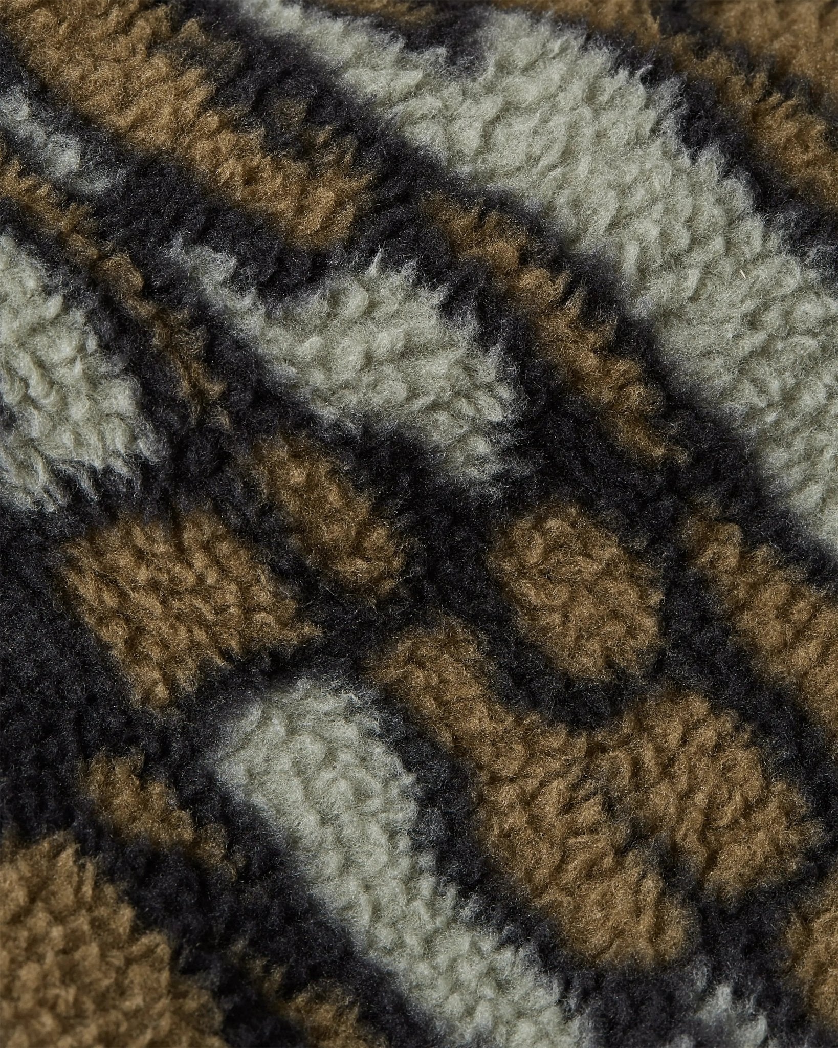 Patta Woodie Fleece Jacket (Slate Black) - Patta