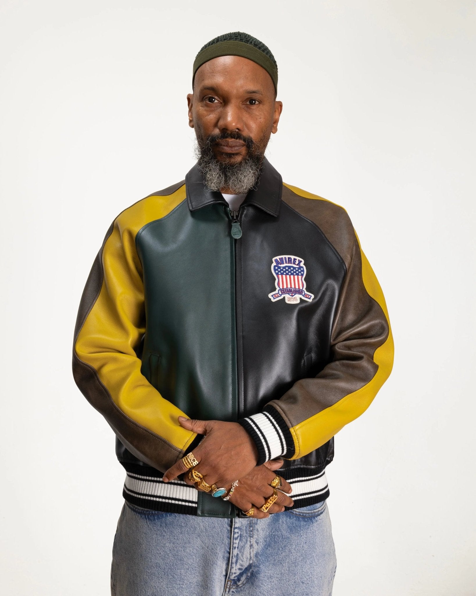 Patta x Avirex Icon Jacket (Yellow/Brown/Green/White/Black) - Patta