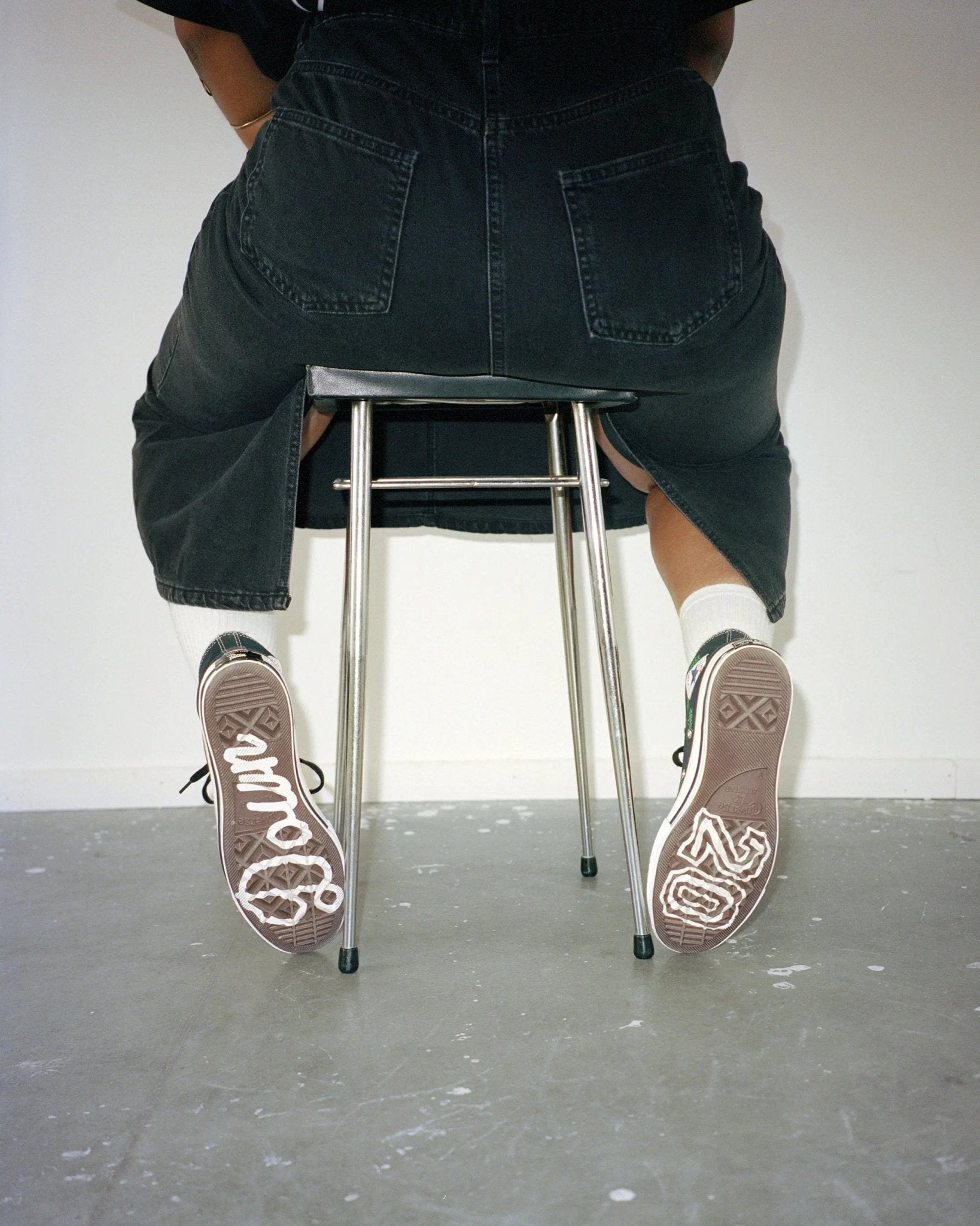 Patta x Converse Chuck 70 Hi (Black/Jolly Green) - Patta