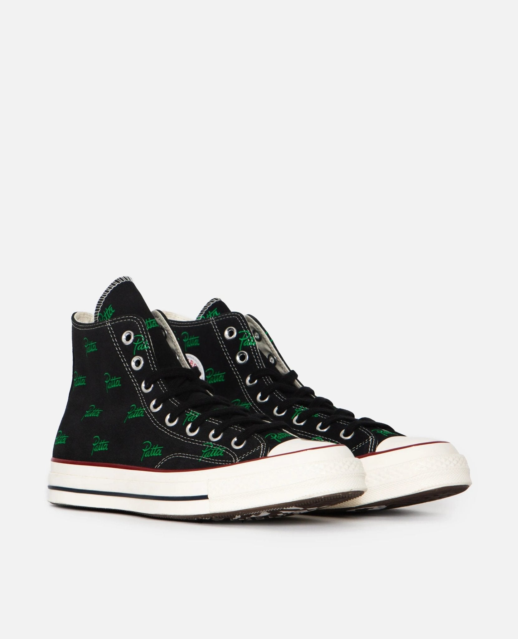 Patta x Converse Chuck 70 Hi (Black/Jolly Green) - Patta