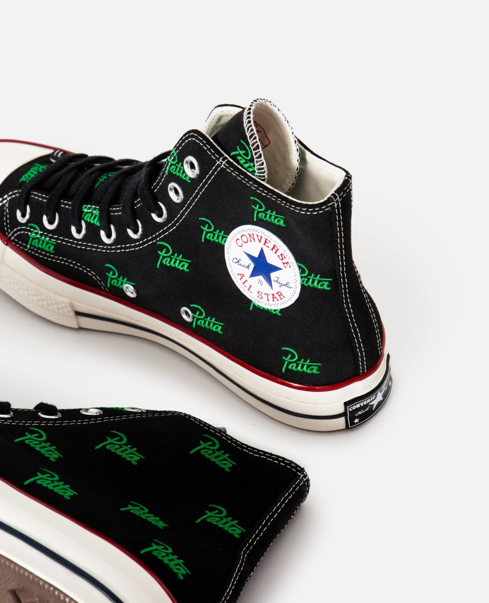 Patta x Converse Chuck 70 Hi (Black/Jolly Green) - Patta