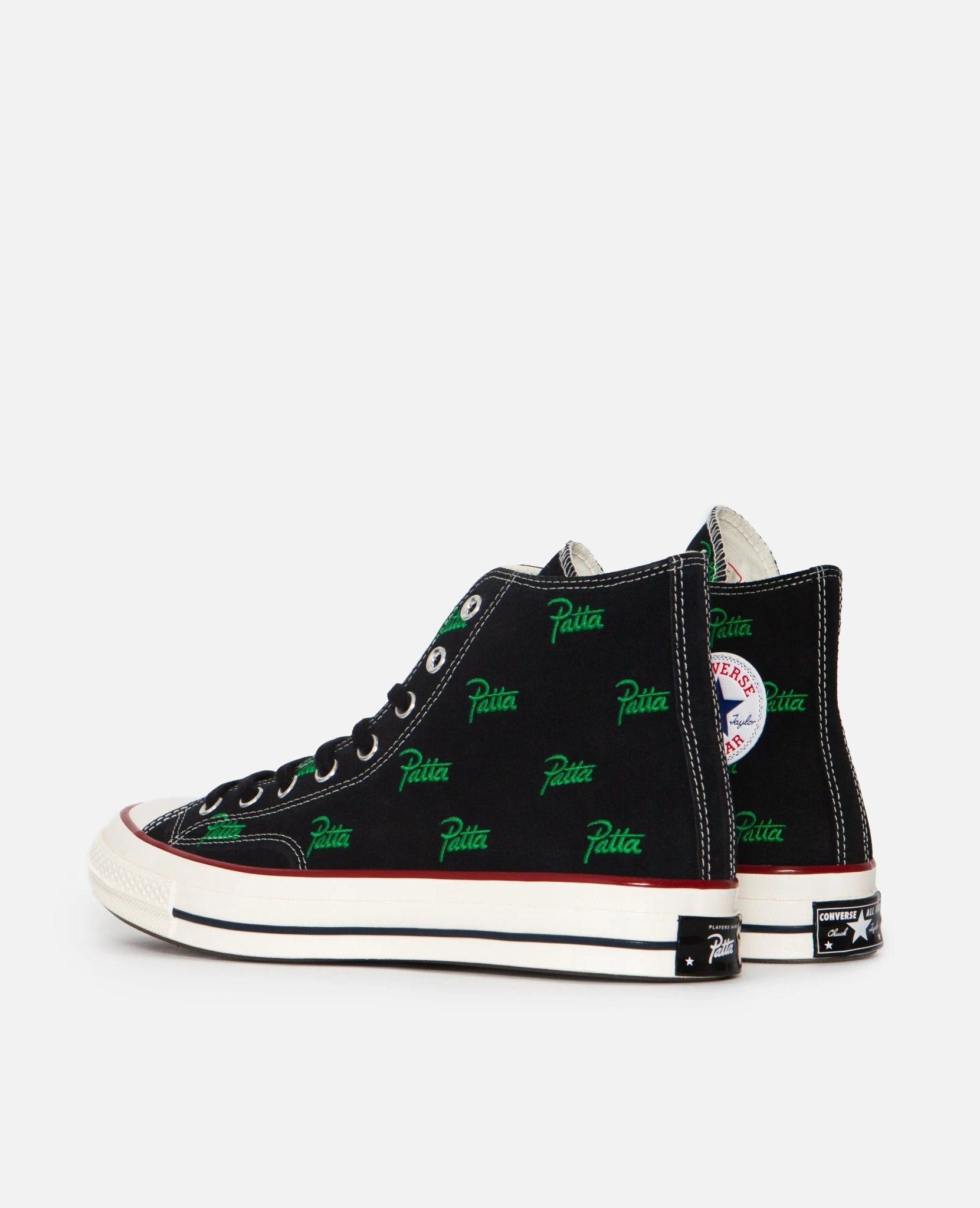 Patta x Converse Chuck 70 Hi (Black/Jolly Green) - Patta