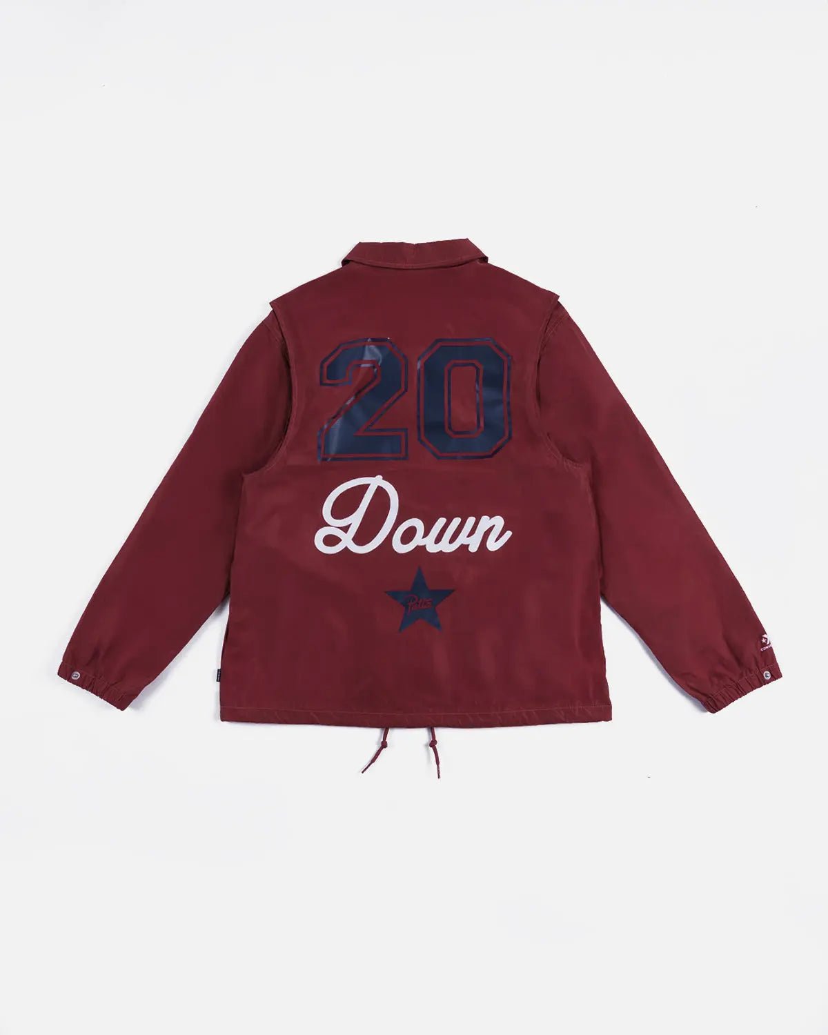 Patta x Converse Coaches Jacket (Garnet) - Patta