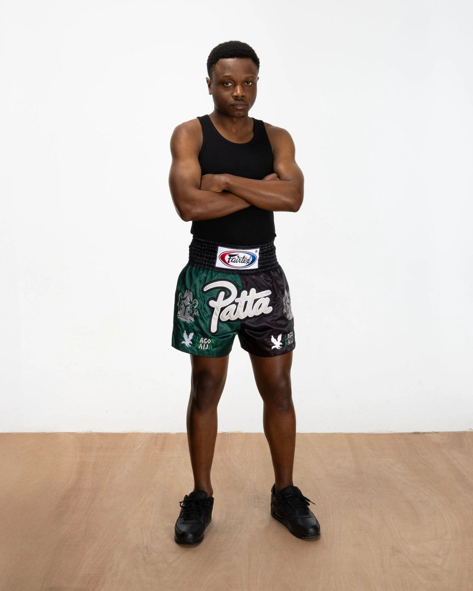 x Fairtex Homecoming 2025 Muay Thai Shorts (Multi/Black/Green