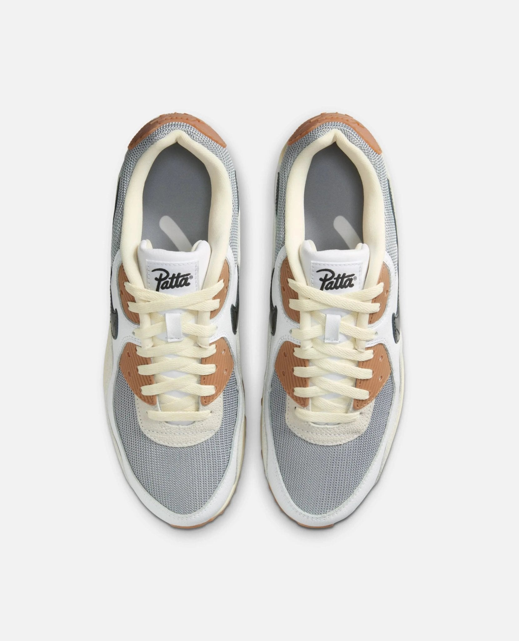 Patta x Nike Air Max 90 SP (Particle Grey/Black - Coconut Milk - White) - Patta