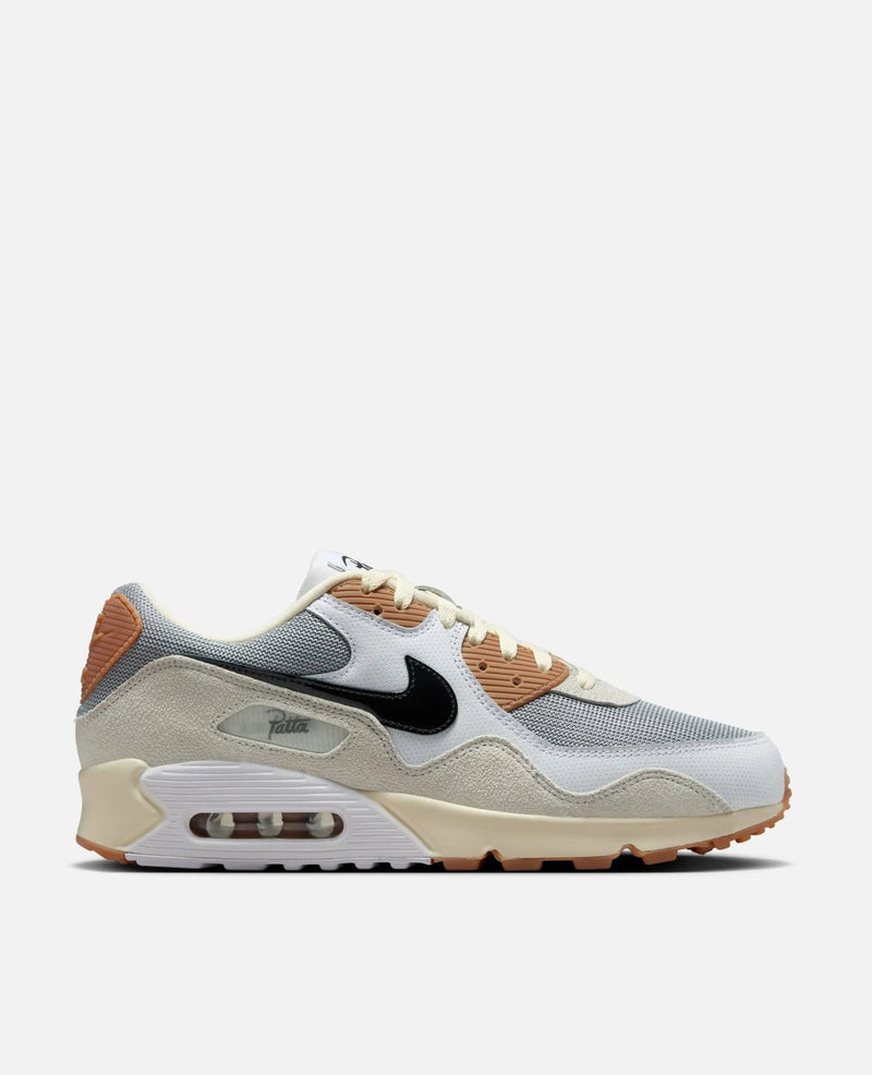Patta x Nike Air Max 90 SP (Particle Grey/Black - Coconut Milk - White) - Patta