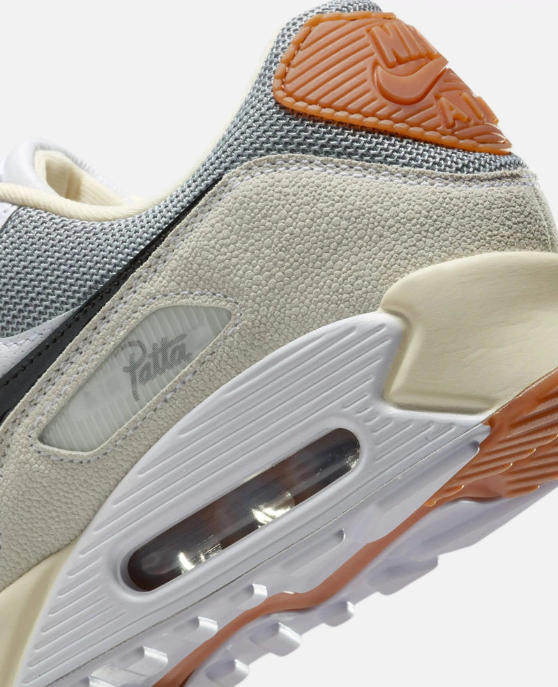 Patta x Nike Air Max 90 SP (Particle Grey/Black - Coconut Milk - White) - Patta