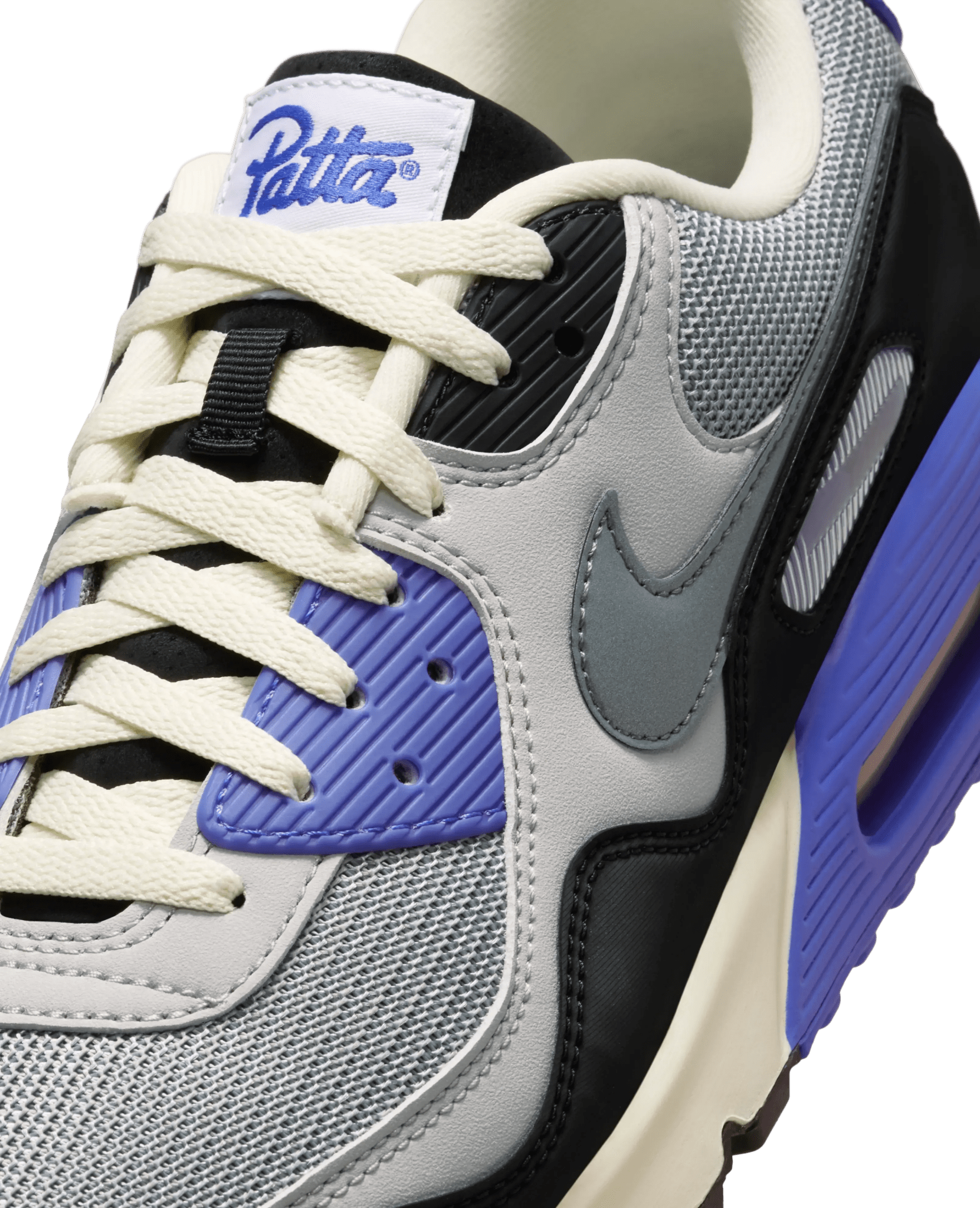Patta x Nike Air Max 90 SP (Particle Grey/Neutral Grey - Sapphire) - Patta