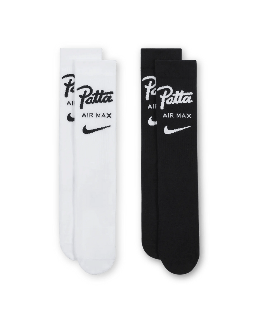 Patta x Nike Crew Socks 2 - pack (White/Black) - Patta