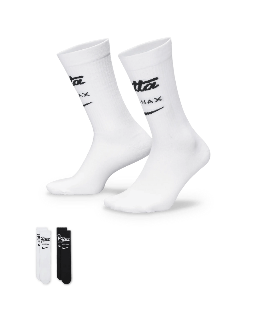 Patta x Nike Crew Socks 2 - pack (White/Black) - Patta