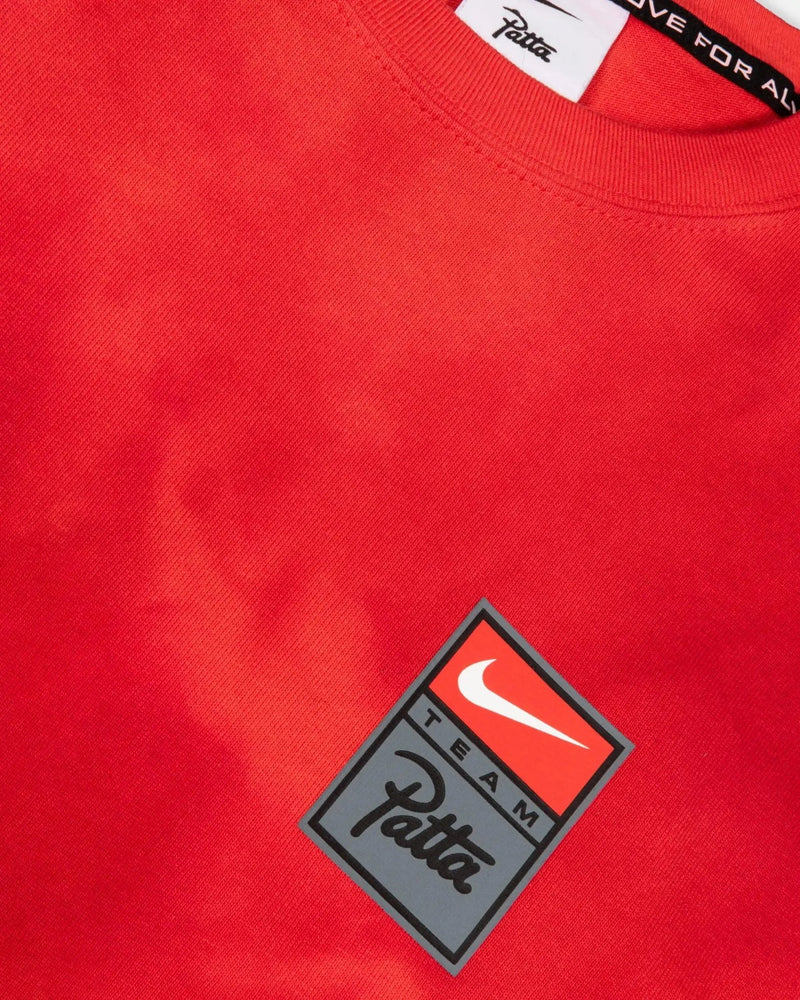 Patta x Nike NRG T-shirt GX Washed (Rush Red/University Red/Gym Red) - Patta