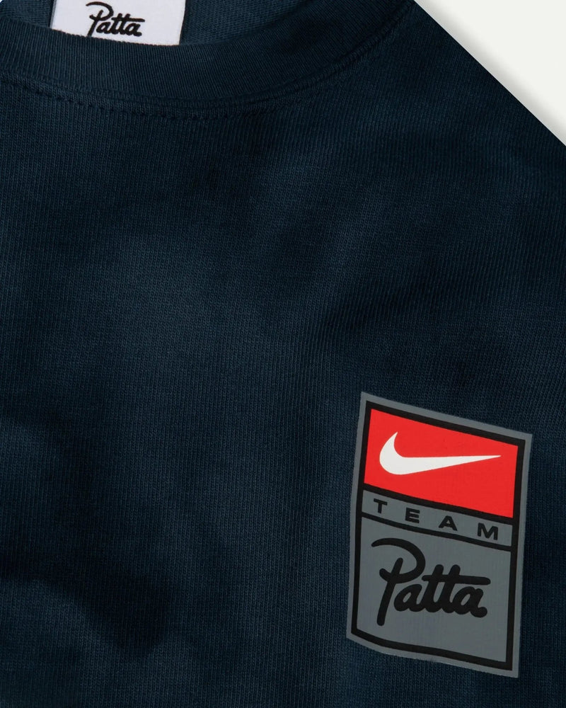 Patta x Nike NRG T-shirt GX Washed (Squadron Blue/Deep Ocean/Dark Obsidian) - Patta